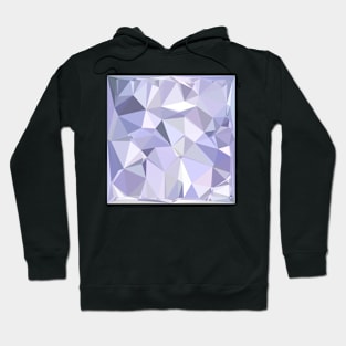 Lavender Abstract Low Polygon Background Hoodie